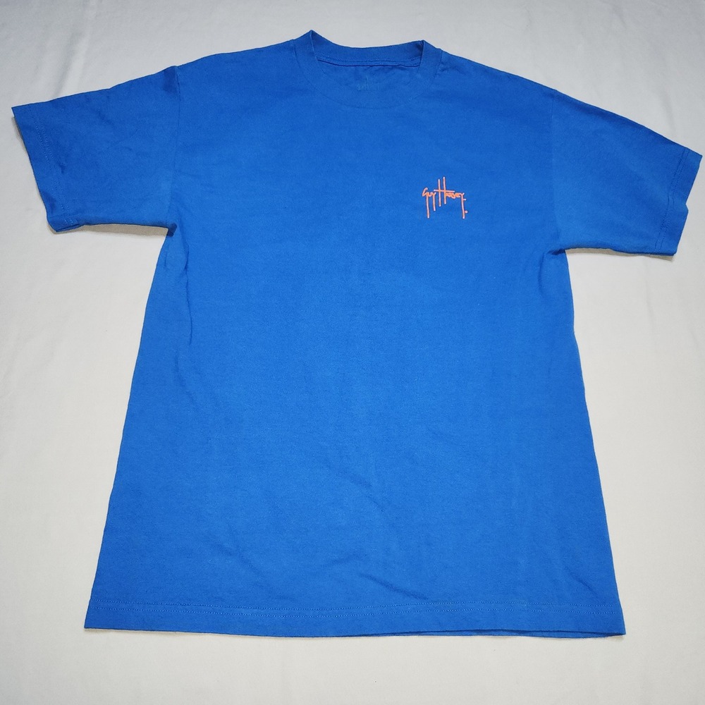 Guy Harvey University of Florida Gators Marlin T-Shirt Mens Medium Blue UF Tee